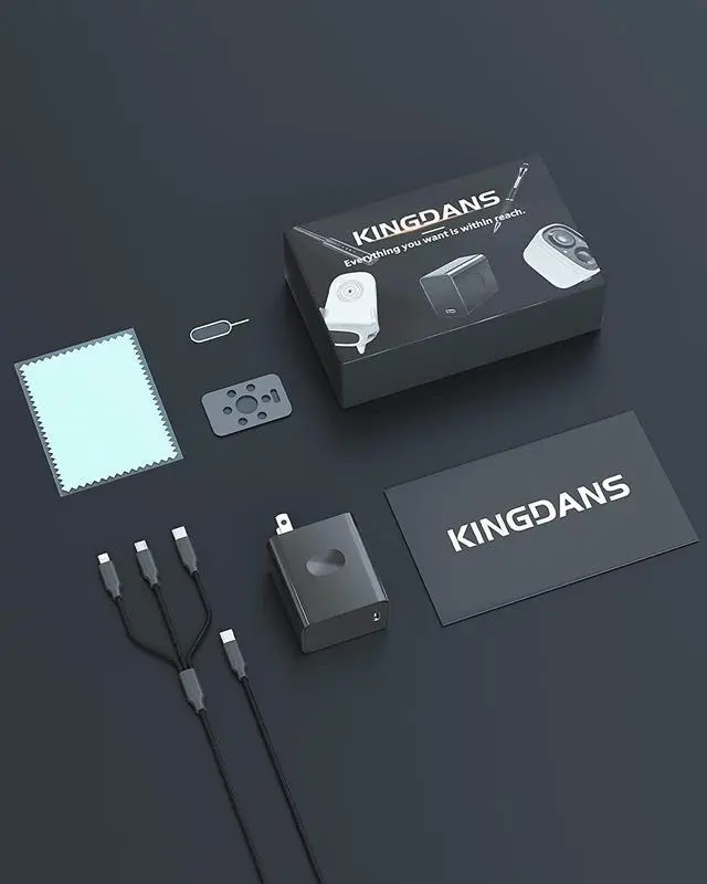 Alt view image 5 of 6 - 4K Full Hidden Camera WiFi | KINGDANS 160° Wide-Angle Spy Camera Charger with TuyaSmart APP | Night Vision Nanny Cam | Spy Cam with 3-in-1 Charging Cable | Exclusive Feature Upgrades & 2.4GHz WiFi