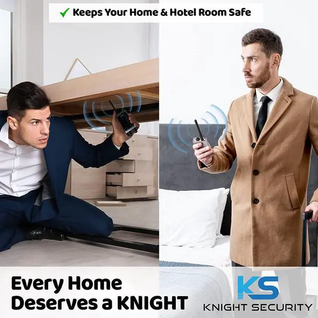 Alt view image 4 of 5 - Knight Premium Hidden Devices Detector - Hidden Camera Detectors RF Detector & Bug Detector | Hidden Camera Finder for GPS Tracking/Radio Frequency Signal Detection Anti Spy Detector Spy Bug Sweeper