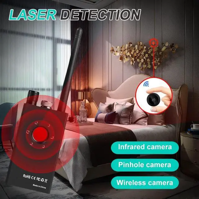 Alt view image 5 of 6 - JMDHKK Anti Spy Detector, Bug Detector ,Hidden Camera Detectors ,GPS Detector ,RF Signal Scanner Device Detector for GPS Tracker Listening Device Camera Finder