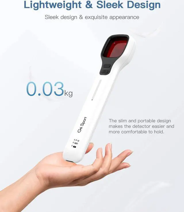 Alt view image 6 of 6 - VOIVEY G6 Sport Bug Detector for Hidden Camera, Fashionable Privacy Protector with Anti Theft System, Hidden Camera Detectors, 7 Levels Sensitivity, 30H Working Time