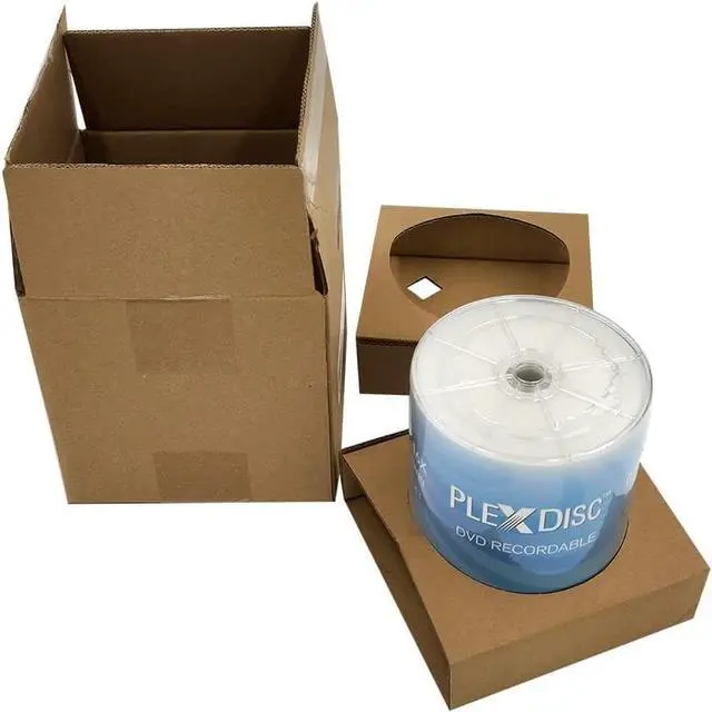 Alt view image 3 of 7 - PlexDisc DVD-R 4.7GB 16x White Inkjet Hub Printable Recordable Media Disc - 100 Disc Shrink wrap with Wheel Cap (no Container) FFP 632-217-BX