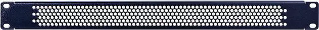 Alt view image 4 of 7 - 1U Blank Rack Mount Panel Spacer with Venting for 19in Server Rack Enclosure or Network Cabinet  2 Pack, Black
