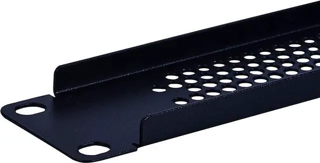 Alt view image 5 of 7 - 1U Blank Rack Mount Panel Spacer with Venting for 19in Server Rack Enclosure or Network Cabinet  2 Pack, Black