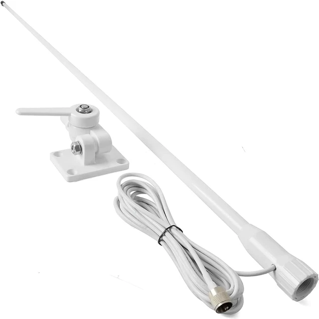 Main image of VHF Marine Base Antenna 48 Inch Fiberglass Boat Antenna