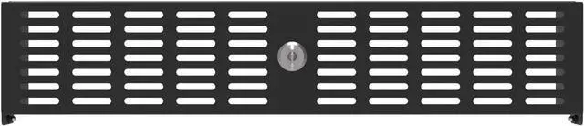 Alt view image 6 of 7 - JINGCHENGMEI 2U Rack Mount Security Cover for 19-inch Server Rack & Network Cabinet- Hinged Locking Rack Panel Door for Access Control and Physical Security