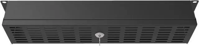 Alt view image 7 of 7 - JINGCHENGMEI 2U Rack Mount Security Cover for 19-inch Server Rack & Network Cabinet- Hinged Locking Rack Panel Door for Access Control and Physical Security