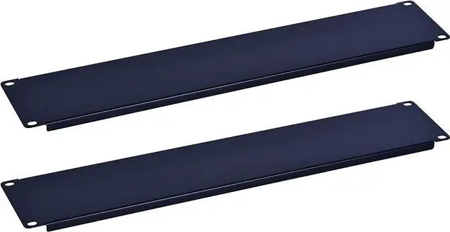 Main image of 2U Blank Rack Mount Panel Spacer for 19in Server Rack Enclosure or Network Cabinet  2 Pack