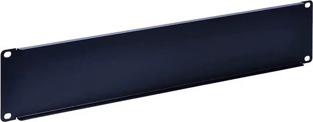 Alt view image 3 of 7 - 2U Blank Rack Mount Panel Spacer for 19in Server Rack Enclosure or Network Cabinet  2 Pack