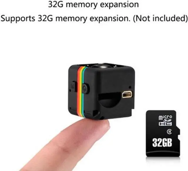 Alt view image 6 of 7 - Mini Spy Camera Sansnail 1080P Hidden Camera SQ11 Portable Small HD Nanny Cam with Night Vision and Motion Detection Indoor Covert Security Camera for Home and Office Hidden Spy Cam