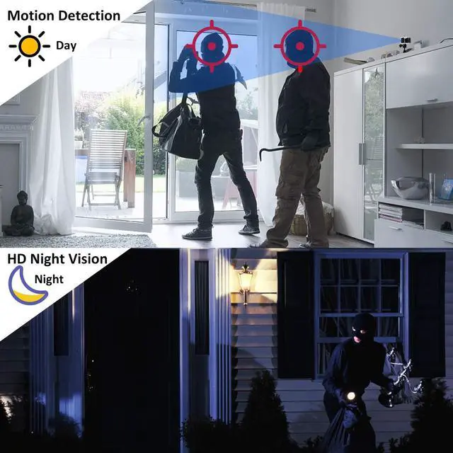 Alt view image 3 of 7 - Meet Romance Mini Spy Camera with 32GB SD Card Waterproof Case 1080P HD Hidden Camera Night Vision Micro Nanny Cam Built-in Battery Surveillance Camera for Indoor and Outdoor (No WiFi)