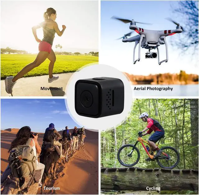 Alt view image 5 of 7 - Meet Romance Mini Spy Camera with 32GB SD Card Waterproof Case 1080P HD Hidden Camera Night Vision Micro Nanny Cam Built-in Battery Surveillance Camera for Indoor and Outdoor (No WiFi)