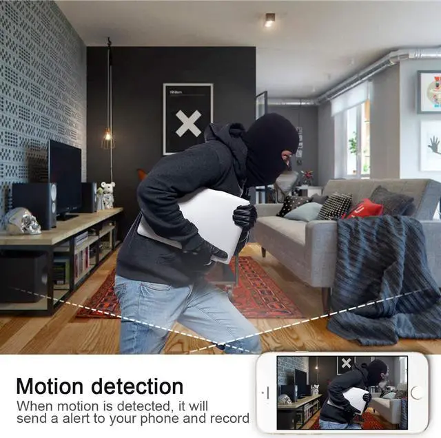 Alt view image 3 of 7 - Hidden Camera Clock,HD 1080P WiFi Alarm Clock Camera with Night Vision/Motion Detection/Loop Recording Wireless Security Camera,Monitor Video Recorder Nanny Cam No Audio