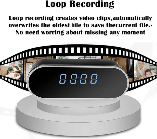 Alt view image 6 of 6 - Hidden Camera Detector,1080P Spy WiFi Camera for Home Office Security, Indoor Camera with Motion Detection Night Vision,Car Cameras for Surveillance