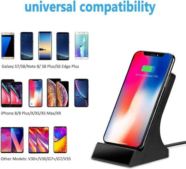 Alt view image 2 of 7 - Wireless Charger with Hidden Spy Camera, LIZVIE 2.4G WiFi A99 Remote Viewing Video/ Night Vision /Motion Detection Mini Nanny House Security Cameras Cam for iPhone Samsung QI Charging
