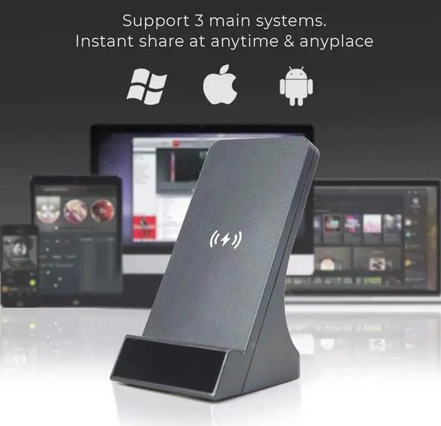 Alt view image 7 of 7 - Wireless Charger with Hidden Spy Camera, LIZVIE 2.4G WiFi A99 Remote Viewing Video/ Night Vision /Motion Detection Mini Nanny House Security Cameras Cam for iPhone Samsung QI Charging
