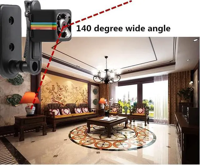 Alt view image 5 of 7 - Lyspace Mini Hidden Camera, Small Cop Cam, Mini DV, Portable HD 1080p Sports Action Video Recorder Covert Body Concealed Little Spy Nanny Camera for Home Car Indoor Outdoor Security-Video Only