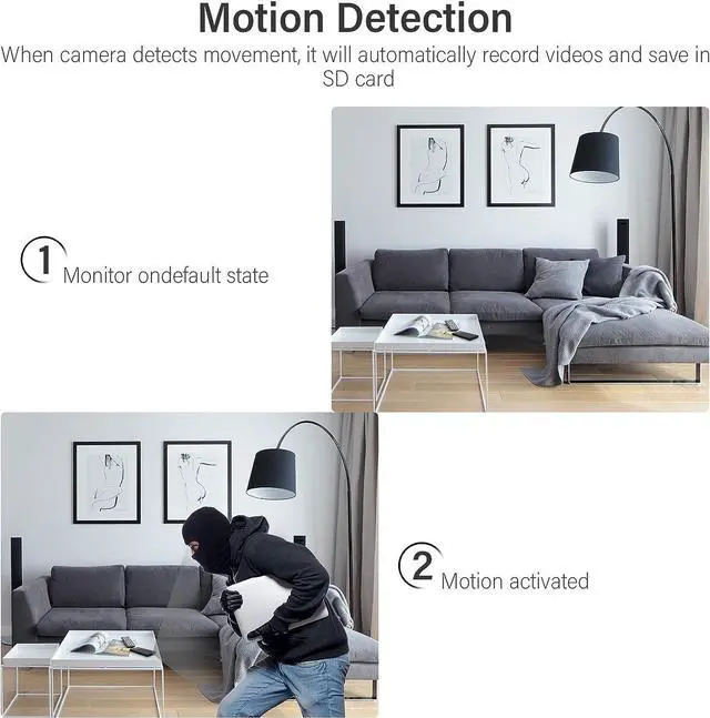 Alt view image 3 of 7 - Spy Camera, Hidden Camera Power Bank Camera,1080P 10000mAh Portable Charger Mini Camera, Home Security Wireless Nanny Cam, Video Recording for Motion Detection/Night Vision, No WiFi Function