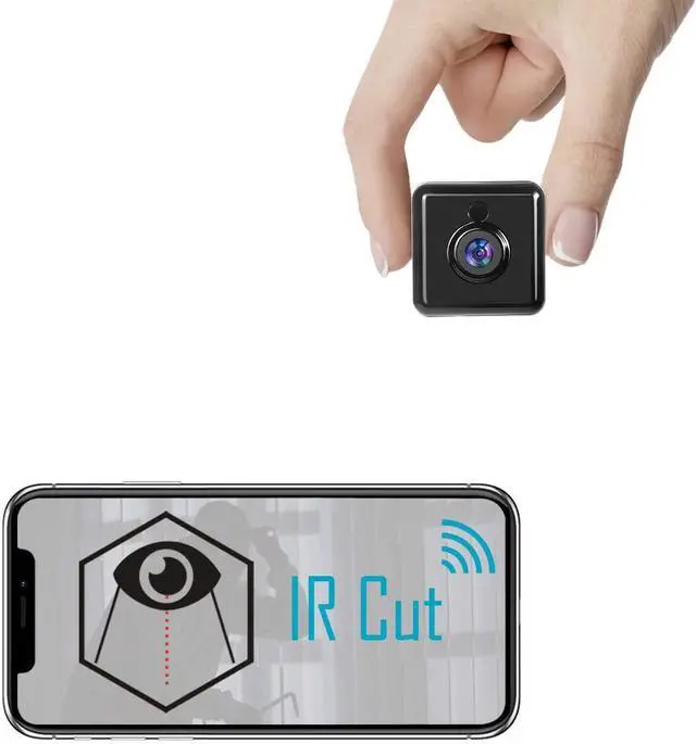Main image of AREBI Spy Camera WiFi Hidden Mini Camera Real 1080P HD Wireless Nanny Cam Portable Baby Monitor Security Camera with Phone App, Night Vision, Motion Detection Smallest Cam A22 Pro [2022 Newest]