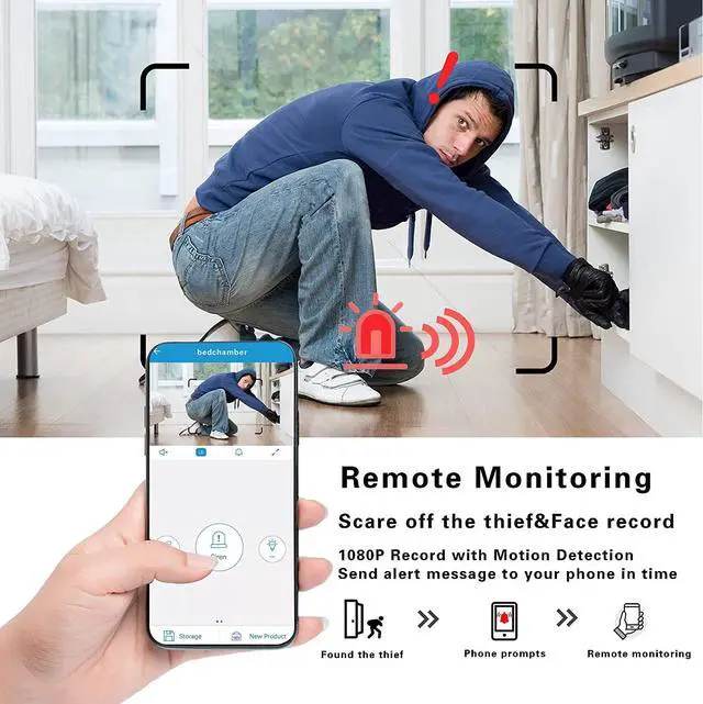 Alt view image 5 of 7 - Hidden Cameras with iPhone Charger, LIZVIE 1080P Spy Mini Nanny WiFi Secret Stealth Cam Video Recording for Home Surveillance