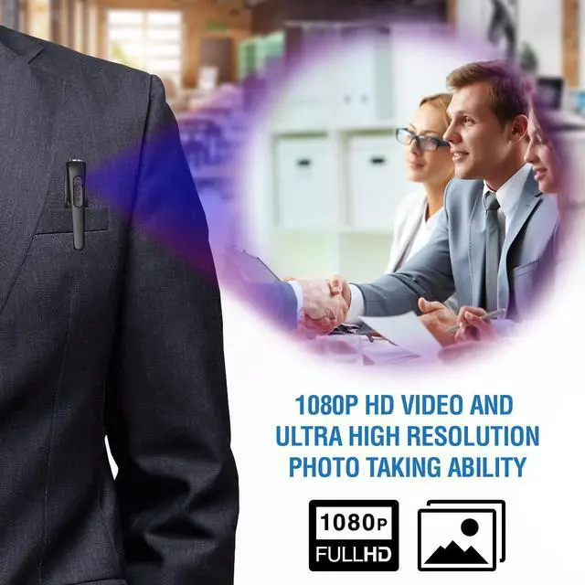 Alt view image 3 of 6 - Mini Spy Camera 1080P HD Recording (with 32 GB Memory Card) - Spy Pen Camera, Hidden Camera Pen - Mini Camera Hidden Cam, Spy Cam with Small Camera - Mini Hidden Camera, Micro Camera for Spy Gear