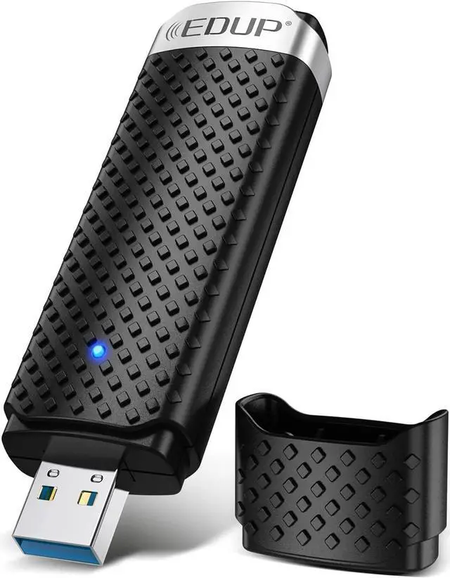 Main image of EDUP USB 3.0 WiFi 6 Adapter AX1800M 802.11ax Dual Band 5.8Ghz/2.4Ghz Wireless Network Adapter Compatible with Windows 11/10