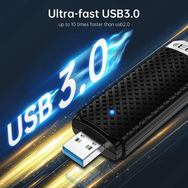 Alt view image 7 of 7 - EDUP USB 3.0 WiFi 6 Adapter AX1800M 802.11ax Dual Band 5.8Ghz/2.4Ghz Wireless Network Adapter Compatible with Windows 11/10