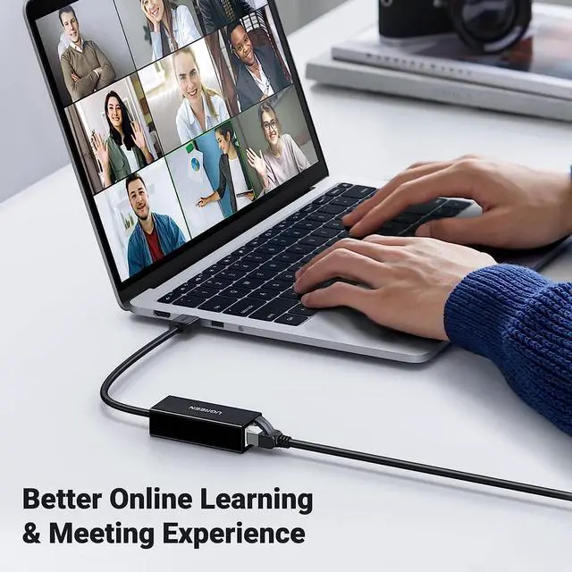 Alt view image 4 of 6 - UGREEN USB to Ethernet Adapter for Laptop PC Gigabit USB 3.0 to 10 100 1000 Mbps Network Adapter USB A to RJ45 Wired LAN Adapter Compatible with Nintendo Switch MacBook Windows macOS Linux, and More