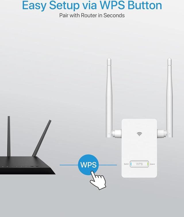 Alt view image 7 of 7 - Universal WiFi to Ethernet Adapter 300Mbps on 2.4GHz WiFi to Wired Converter Wireless Bridge with RJ45 Port for Printer Smart TV Blu-Ray Player etc Connect a Wired Device to Wi-Fi