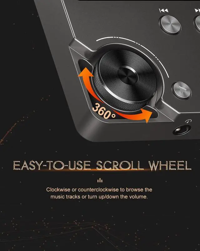 Alt view image 4 of 7 - M30 HiFi MP3 Player, Lossless DSD High Resolution Digital Audio Music Player, High-Res Portable Audio Player with 64GB Memory Card (Gray)