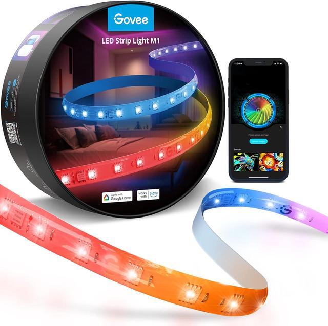thumbnail interactive-video image 1 of Govee RGBIC Pro LED Strip Lights 16.4ft - Smart WiFi Color Changing Lights With Music Sync & App Control 1 of 11
