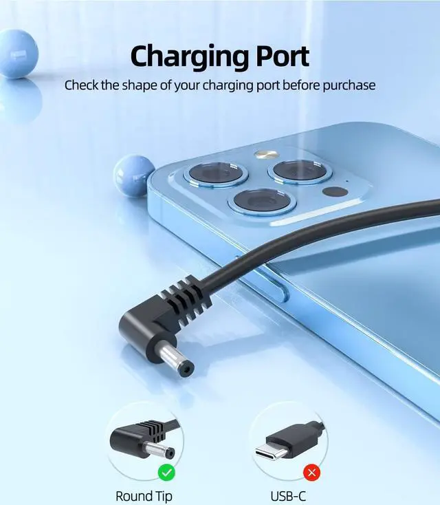 Alt view image 3 of 7 - 12V 2A AC Charger Fit for Chuwi UBook X/Pro X CWI535, GemiBook 13 14 Pro CWI529, AeroBook Pro CWI510, Herobook 13.3 Pro +, 15.6 Plus, LapBook Pro 12.3 13.3 14 14.1 Laptop Power Supply Adapter Cord