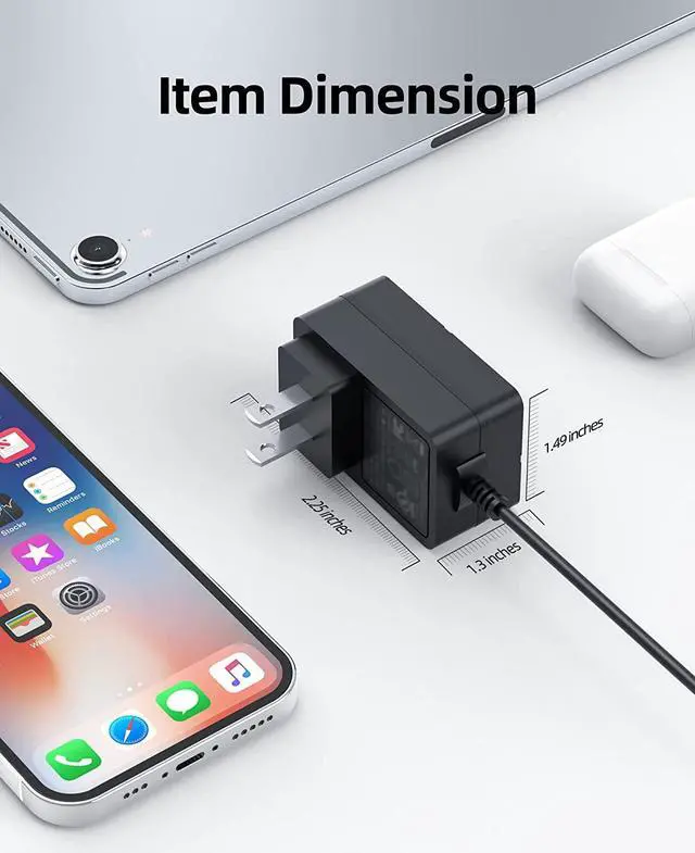 Alt view image 4 of 7 - 12V 2A AC Charger Fit for Chuwi UBook X/Pro X CWI535, GemiBook 13 14 Pro CWI529, AeroBook Pro CWI510, Herobook 13.3 Pro +, 15.6 Plus, LapBook Pro 12.3 13.3 14 14.1 Laptop Power Supply Adapter Cord