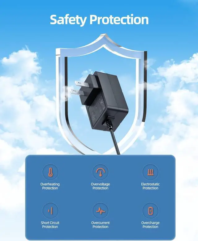 Alt view image 5 of 7 - 12V 2A AC Charger Fit for Chuwi UBook X/Pro X CWI535, GemiBook 13 14 Pro CWI529, AeroBook Pro CWI510, Herobook 13.3 Pro +, 15.6 Plus, LapBook Pro 12.3 13.3 14 14.1 Laptop Power Supply Adapter Cord