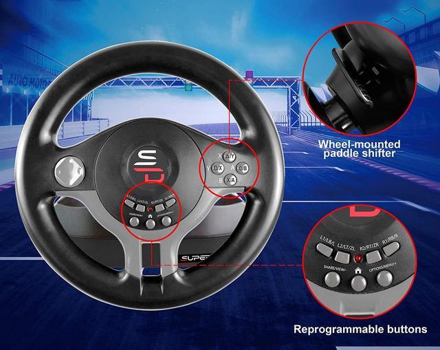Superdrive - racing Driving Wheel with pedals and gearshift