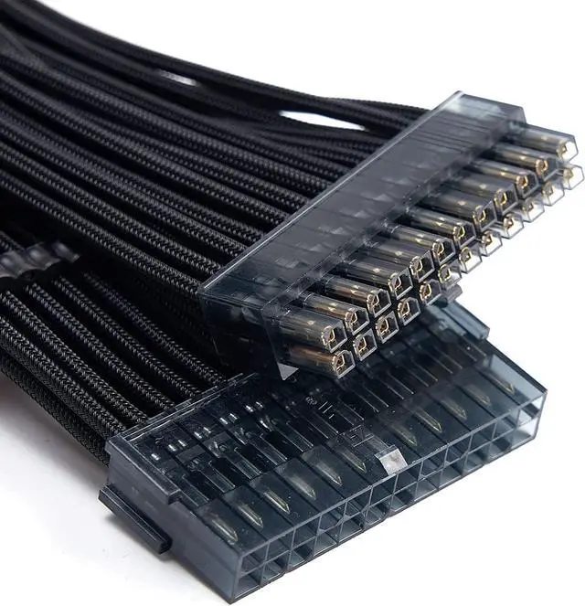 Alt view image 5 of 7 - FormulaMod Sleeve Extension Power Supply Cable Kit 18AWG ATX 24P+ (2) EPS 8-P+(3) PCI-E8-P with Combs for PSU to Motherboard/GPU