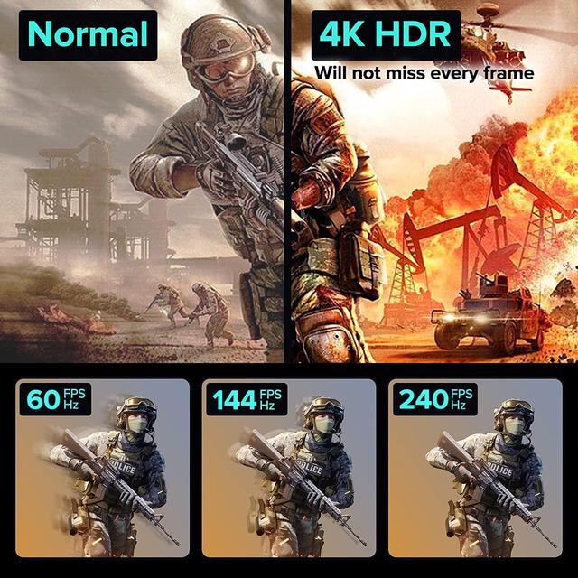 Alt view image 3 of 7 - Flagship Level 4k Capture Card, Ideal for Low-Latency Live Streaming/Game Recording/Video Conference in 1080p120, 4K60 HDR10 HDMI2.0 Passthrough, Perfect Match with Switch/PS4/Xbox/OBS/DSLR/PC