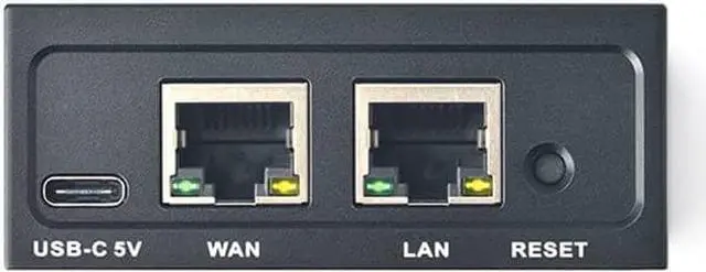 Alt view image 2 of 7 - FriendlyElec Nanopi R4S Mini Router OpenWRT with Dual-Gbps Ethernet Ports 4GB LPDDR4 Based in RK3399 Soc for IOT NAS Smart Home Gateway (Without MAC Chip)