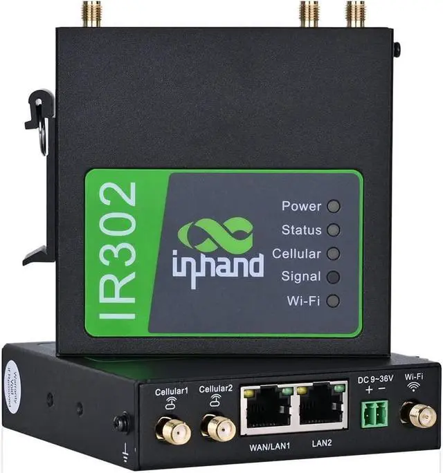 InHand Networks IR302 Industrial IoT 4G LTE VPN Cellular Router 