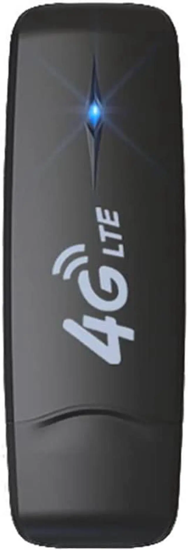 Main image of HOSAYA 4G LTE USB WiFi Modem Portable 4G Router with SIM Card Slot High Speed Portable Travel Hotspot Mini Router Unlocked 4G dongle, Black, 88mmx28mmx9mm