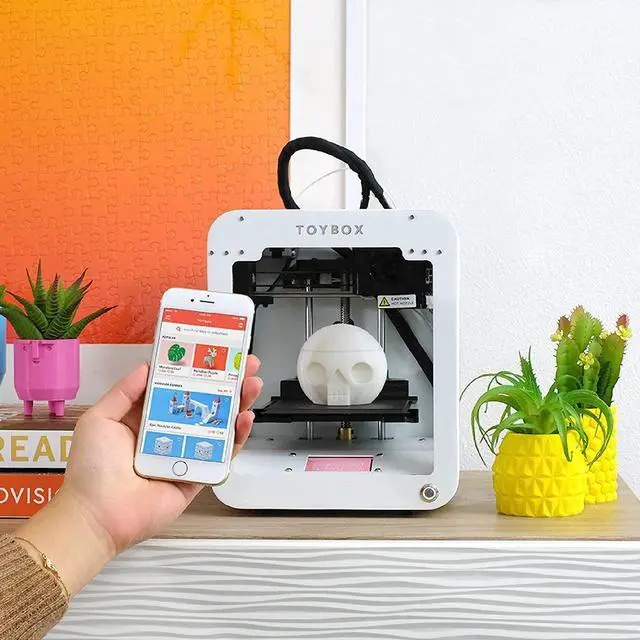 Alt view image 3 of 7 - Toybox 3D 1-Touch Kid-Friendly Childrens Toy Printer and 1 Coconut Printer Food Starter Bundle