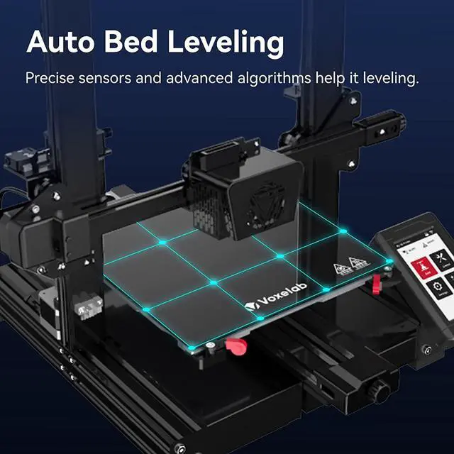 Alt view image 3 of 7 - Voxelab Aquila Pro 3D Printer Auto Leveling,DIY FDM 3D Printer Kit ,Filament Detector,WiFi Connection, Resume Printing and Energy-Saving Mode Design Large Build Volume 235x235x250mm