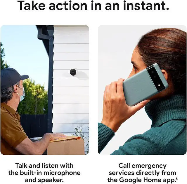 Alt view image 6 of 7 - Google Nest Cam Outdoor or Indoor, Battery - 2nd Generation - 1 Pack