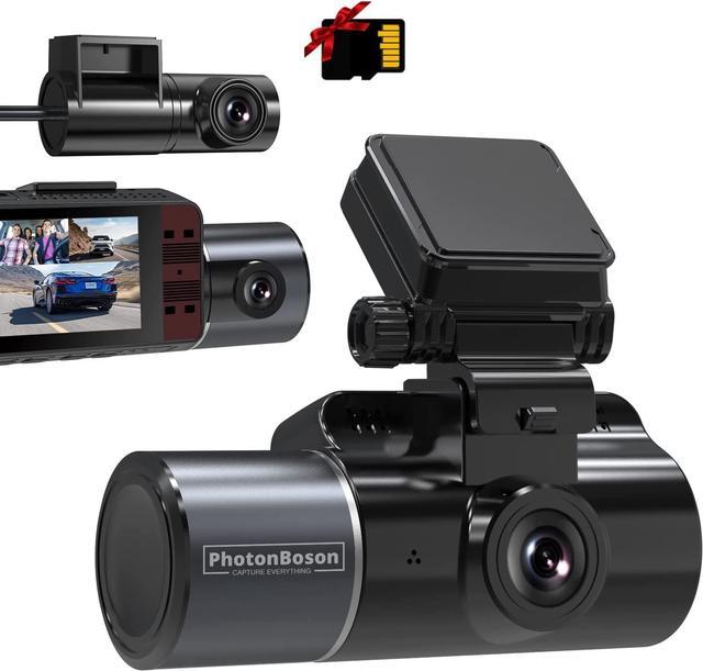 3 Channel 4K Dash Cam Front and Rear Inside, 4K+1080P Dash Camera Front and  Inside, Triple Car Camera 2K+1080P+1080P with IR Night Vision, WDR