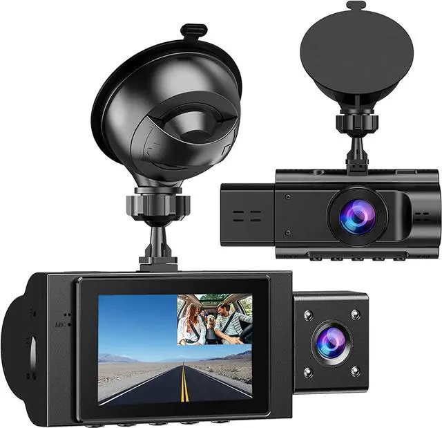 Main image of Dual Dash Cam Front and Inside FHD 1080P Dashcams for Cars with Infrared Night Vision Car Camera Driving Recorder 24H Park Monitor Motion Detection G-Sensor for Taxi Uber