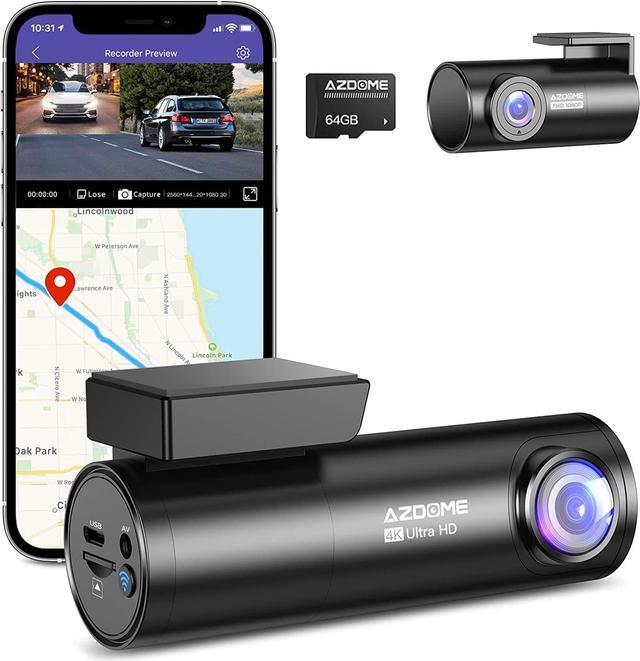  Dash Cam 4K, Dash Camera for Cars 2160P Dash Cam Front Car  Camera with WiFi/App Dash Cam for Trucks Dashcams with Super Night Vision,  Loop Recording, 24 Hours Parking Mode, G-Sensor