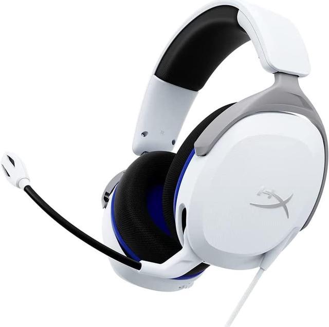 HyperX Cloud White Core Headset Headset Drivers Stinger 40mm for Function, Lightweight with 2 - Swivel-to-Mute Gaming mic, - Playstation, Over-Ear