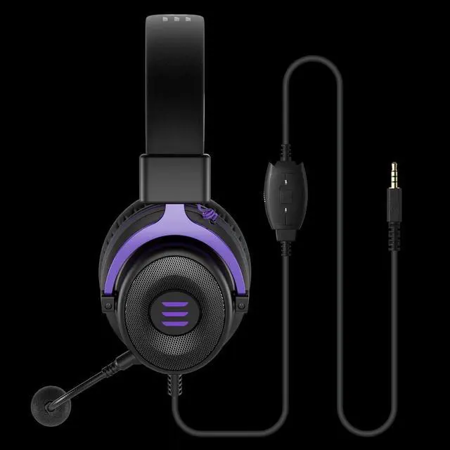 Alt view image 3 of 6 - EKSA E900 &Lords Mobile Gaming Headset, Gaming Headphones with Detachable Noise Canceling Microphone - 50 MM Drivers, Lightweight and Comfortable