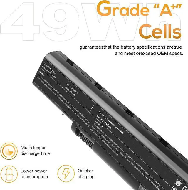Alt view image 5 of 7 - Fancy Buying Laptop Battery for ACER Aspire 2930 2930G 2930Z 4230 4310 Series 4315 4330 4520 4520G 4530 4710 4710G 4715Z-3A0512C 4720 4720G 4720Z 4730 4730Z 4730ZG 4920