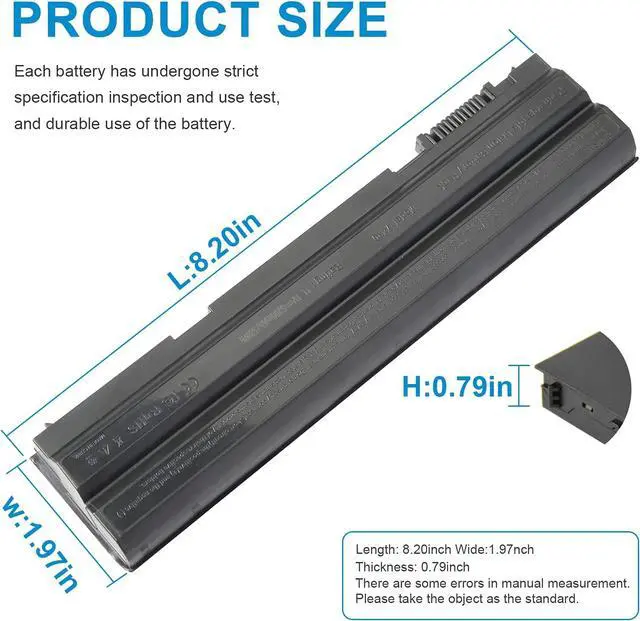 Alt view image 2 of 7 - Fancy Buying Laptop Battery for Dell Latitude E6420 E6520 E6530 E5420 E5520 E5430 E5530 2P2MJ T54FJ 12-1325 312-1165 M5Y0X PRV1Y E6420 8858X, Welcome to consult
