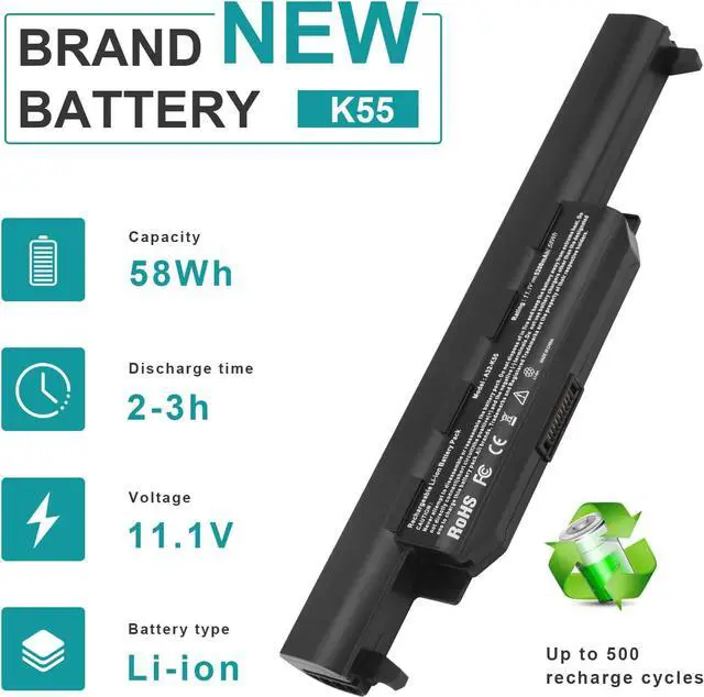 Alt view image 3 of 7 - Fancy Buying A32-K55 Laptop Battery for ASUS A33-K55 A41-K55 A45 A55 A75 F45 F55 F75 K45 K55 K75 R400 R403 R500 R503 R700 R704 U57 X45